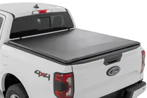42219550 | Rough Country Soft Roll Up Bed Cover (2024-2025 Ranger 2WD/4WD | 5' Bed)