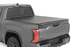 Rough Country - 49514551 | Rough Country Hard Tri-Fold Flip Up Bed Cover (2022-2025 Tundra 2WD/4WD | 5'7" Bed) - Image 2