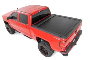 Rough Country - 46119552A | Rough Country Retractable Bed Cover (2004-2018 Silverado, Sierra 1500 2WD/4WD | 5'9" Bed) - Image 2
