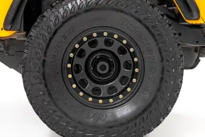 Rough Country - RC51-5165SL | Rough Country Steel Simulated Bead Lock Wheel Black | 15x10 | 5x4.5 | 3.30 Bore | -39mm - Image 6
