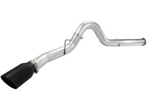 49-03055-B | AFE Power ATLAS 5 IN Aluminized Steel DPF-Back Exhaust System w/Black Tip (2011-2014 F250, F350 Super Duty V8-6.7L td)