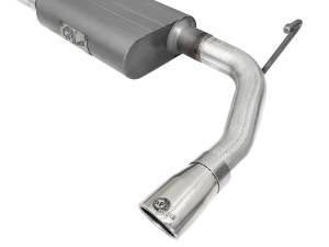 aFe Power - 49-08047-P | AFE Power Scorpion 2-1/2 IN Aluminized Steel Axle-Back Exhaust System w/ Polished Tip (2007-2018 Wrangler JK V6-3.6L/3.8L) - Image 4