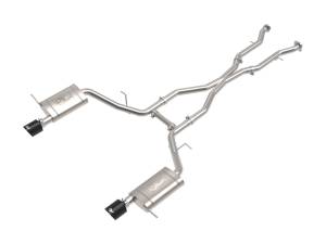 49-32086-B | AFE Power MACH Force-Xp 304 Stainless Steel Cat-Back Exhaust System w/ Black Tip (2011-2024 Durango V6-3.6L/V8-5.7L)
