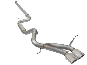 49-33083-P | AFE Power Takeda 3 IN 304 Stainless Steel Cat-Back Exhaust System w/Polished Tip (2013-2018 Focus ST L4-2.0L t)