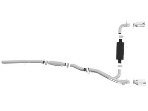 aFe Power - 49-33103-P | AFE Power Takeda 3 IN 304 Stainless Steel Cat-Back Exhaust System w/ Polished Tip (2016-2018 Focus RS L4-2.3L t) - Image 2