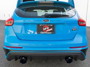 aFe Power - 49-33104-B | AFE Power Takeda 3 IN 304 Stainless Steel Axle-Back Exhaust System w/ Black Tip (2016-2018 Focus RS L4-2.3L t) - Image 6