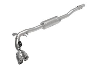 49-33111-P | AFE Power Rebel Series 3 IN 304 Stainless Steel Cat-Back Exhaust System w/ Polished Tips (2019-2023 Ranger L4-2.3L t)