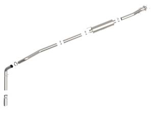 aFe Power - 49-33112-P | AFE Power Vulcan Series 3-1/2 IN 304 Stainless Steel Cat-Back Exhaust System Polished (2015-2019 Transit V6-3.5L tt) - Image 2