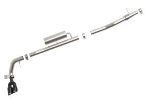 aFe Power - 49-33119-B | AFE Power Rebel Series 3 IN 304 Stainless Steel Cat-Back Exhaust System w/ Black Tips (2019-2023 Ranger L4-2.3L t) - Image 2