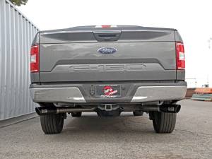 aFe Power - 49-33123-B | AFE Power Gemini XV 3 IN 304 Stainless Steel Cat-Back Exhaust System w/ Cut-Out Black (2015-2020 F150 Pickup V6-2.7L/3.5L tt/V8-5.0L) - Image 9