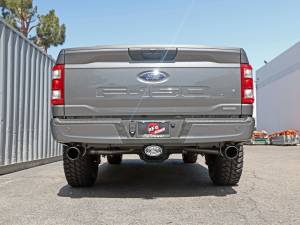 aFe Power - 49-33127-B | AFE Power Vulcan Series 3 IN 304 Stainless Steel Cat-Back Exhaust System w/ Black Tips (2021-2024 F150 Pickup V6-2.7L/3.5L tt/V8-5.0L) - Image 7