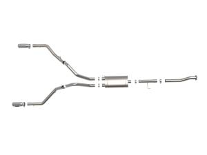 aFe Power - 49-33130-P | AFE Power Vulcan Series 3 IN 304 Stainless Steel Cat-Back Exhaust System w/Polished Tip (2015-2020 F150 Pickup V8-5.0L) - Image 2
