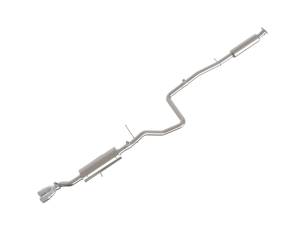 49-33134-P | AFE Power Takeda 2-1/4 IN 304 Stainless Steel Cat-Back Exhaust System w/ Polished Tip (2014-2019 Fiesta L4-1.6L)