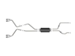 aFe Power - 49-33139-P | AFE Power MACH Force-Xp 304 Stainless Steel Cat-Back Exhaust System w/ Polished Tip (2020-2024 Explorer ST V6-3.0L tt) - Image 2
