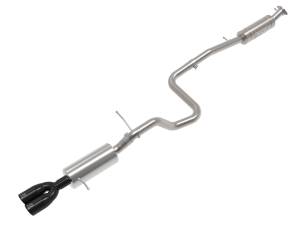49-33140-B | AFE Power Takeda 2-1/2 IN 304 Stainless Steel Cat-Back Exhaust System w/ Black Tip (2014-2019 Fiesta ST L4-1.6L t)