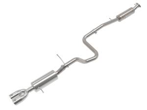 49-33140-P | AFE Power Takeda 2-1/2 IN 304 Stainless Steel Cat-Back Exhaust System w/ Polished Tip (2014-2019 Fiesta ST L4-1.6L t)