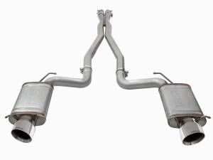 49-34063-P | AFE Power MACH Force-Xp 3 IN 304 Stainless Steel Cat-Back Exhaust System w/Polished Tip (2009-2015 CTS-V V8-6.2L sc)
