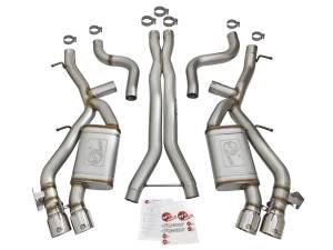 aFe Power - 49-34069-P | AFE Power MACH Force-Xp 3 IN 304 Stainless Steel Cat-Back Exhaust System w/Polished Tip (2016-2024 Camaro SS V8-6.2L sc) - Image 2