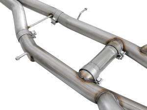 aFe Power - 49-34078-B | AFE Power MACH Force-Xp 3 IN 304 Stainless Steel Cat-Back Exhaust System w/ Black Tip (2016-2019 ATS-V V6-3.6L tt) - Image 3