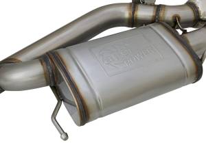 aFe Power - 49-34078-B | AFE Power MACH Force-Xp 3 IN 304 Stainless Steel Cat-Back Exhaust System w/ Black Tip (2016-2019 ATS-V V6-3.6L tt) - Image 4