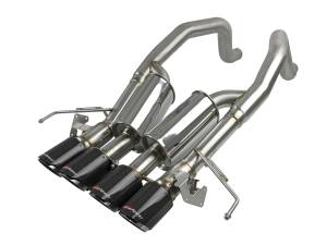 aFe Power - 49-34082-1C | AFE Power MACH Force-Xp 304 Stainless Steel Axle-Back Exhaust System w/ Carbon Fiber Tips (2015-2019 Corvette C7 V8-6.2L sc) - Image 2