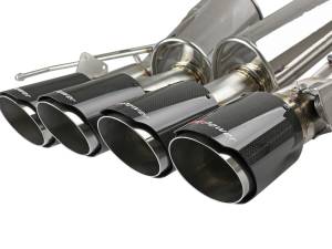 aFe Power - 49-34082-1C | AFE Power MACH Force-Xp 304 Stainless Steel Axle-Back Exhaust System w/ Carbon Fiber Tips (2015-2019 Corvette C7 V8-6.2L sc) - Image 3