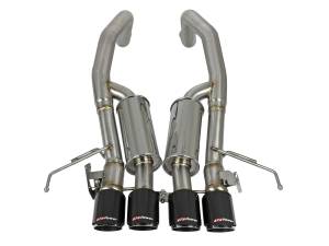 aFe Power - 49-34082-1C | AFE Power MACH Force-Xp 304 Stainless Steel Axle-Back Exhaust System w/ Carbon Fiber Tips (2015-2019 Corvette C7 V8-6.2L sc) - Image 1