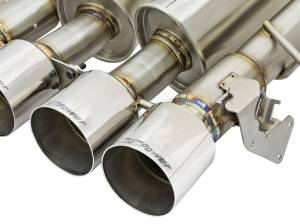 aFe Power - 49-34082-P | AFE Power MACH Force-Xp 304 Stainless Steel Axle-Back Exhaust System w/ Polished Tips (2015-2019 Corvette C7 V8-6.2L sc) - Image 3