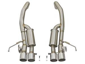 aFe Power - 49-34082-P | AFE Power MACH Force-Xp 304 Stainless Steel Axle-Back Exhaust System w/ Polished Tips (2015-2019 Corvette C7 V8-6.2L sc) - Image 2
