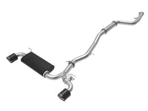 49-36043-C | AFE Power Takeda 3 IN to 2-1/2 IN 304 Stainless Steel Cat-Back Exhaust System Carbon Fiber (2020-2024 GR Supra A90 L6-3.0L t)