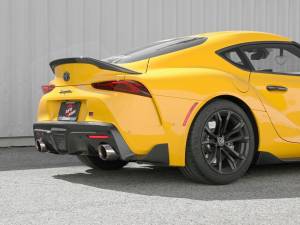 aFe Power - 49-36050-P | AFE Power Takeda 3 IN to 2-1/2 IN 304 Stainless Steel Cat-Back Exhaust System w/Polish Tip (2021-2024 GR Supra A90 L4-2.0L t) - Image 7