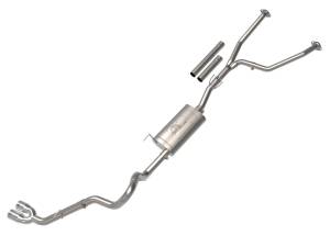49-36061-P | AFE Power Vulcan Series 2-1/2 IN to 3 IN Stainless Steel Cat-Back Exhaust System Polished (2022-2024 Tundra V6-3.4L tt)