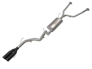 49-36068-B | AFE Power Vulcan Series 2-1/2 IN to 3 IN Stainless Steel Cat-Back Exhaust w/Black Tip (2023-2024 Sequoia V6-3.4L tt)