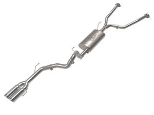 49-36068-P | AFE Power Vulcan Series 2-1/2 IN to 3 IN Stainless Steel Cat-Back Exhaust w/Polished Tip (2023-2024 Sequoia V6-3.4L tt)