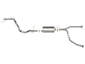 aFe Power - 49-36069 | AFE Power Vulcan Series 2-1/2 IN to 3 IN Stainless Steel Cat-Back Exhaust System (2023-2024 Sequoia V6-3.4L tt) - Image 2