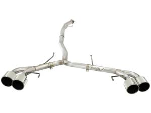 49-36108-P | AFE Power Takeda 3 IN to 2-1/2 IN 304 Stainless Steel Cat-Back Exhaust System w/Polish Tip (2009-2024 GT-R R35 V6-3.8L tt)