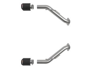 aFe Power - 49-36137-L | AFE Power Takeda 2-1/2 IN 304 Stainless Steel Axle-Back Exhaust System w/ Blue Flame Tips (2023-2024 Z V6-3.0L tt) - Image 2