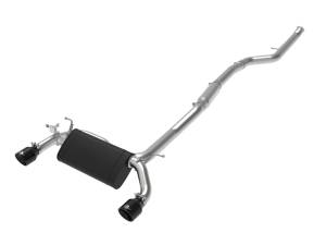 49-36347-B | AFE Power MACH Force-XP 3 IN to 2-1/2 IN 304 Stainless Steel Cat-Back Exhaust Black (2014-2016 M235i F22/23 L4-2.0L t)