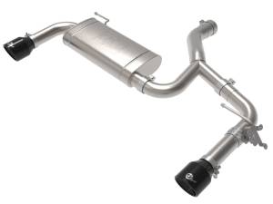 49-36349-B | AFE Power MACH Force-Xp 3 to 2-1/2 IN Stainless Steel Axle-Back Exhaust w/Black Tip (2015-2021 X1 F48 L4-2.0L t)