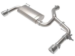 49-36349-P | AFE Power MACH Force-Xp 3 to 2-1/2 IN Stainless Steel Axle-Back Exhaust w/Polished Tip (2015-2021 X1 F48 L4-2.0L t)