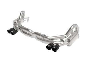 aFe Power - 49-36406-1B | AFE Power MACH Force-Xp 2-1/2 IN 304 Stainless Steel Cat-Back Exhaust w/Black Tips (2012-2016 911 991 H6-3.8L) - Image 1