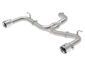 49-36417-P | AFE Power MACH Force-Xp 3 IN to 2-1/2 IN Stainless Steel Axle-Back Exhaust System Polished (2015-2017 GTI MKVII L4-2.0L t)