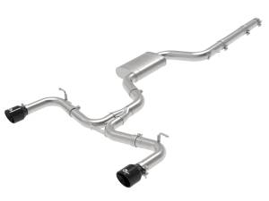 49-36418-B | AFE Power MACH Force-Xp 3 IN to 2-1/2 IN Stainless Steel Cat-Back Exhaust System Black (2015-2017 GTI MKVII L4-2.0L t)