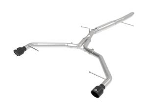 49-36419-B | AFE Power MACH Force-Xp 3 IN to 2-1/2 IN Stainless Steel Axle-Back Exhaust System Black (2017-2019 A4 B9 L4-2.0L t)