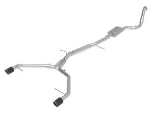 49-36420-C | AFE Power MACH Force-Xp 3 IN to 2-1/2 IN Stainless Steel Cat-Back Exhaust System Carbon (2017-2019 A4 B9 L4-2.0L t)