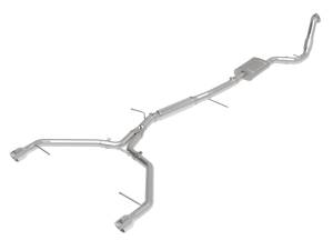 49-36420-P | AFE Power MACH Force-Xp 3 IN to 2-1/2 IN Stainless Steel Cat-Back Exhaust System Polished (2017-2019 A4 B9 L4-2.0L t)