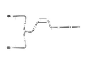 aFe Power - 49-36432-C | AFE Power MACH Force-Xp 3 IN to 2-1/2 IN Stainless Steel Cat-Back Exhaust System Carbon (2019-2021 Jetta GLI MKVII L4-2.0L t) - Image 2