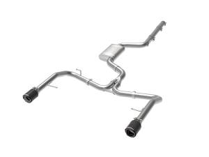 49-36432-C | AFE Power MACH Force-Xp 3 IN to 2-1/2 IN Stainless Steel Cat-Back Exhaust System Carbon (2019-2021 Jetta GLI MKVII L4-2.0L t)