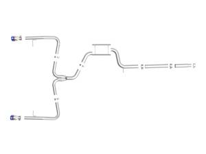 aFe Power - 49-36432-L | AFE Power MACH Force-Xp 3 IN to 2-1/2 IN Stainless Steel Cat-Back Exhaust System Polished (2019-2021 Jetta GLI MKVII L4-2.0L t) - Image 2