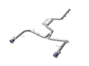 49-36432-L | AFE Power MACH Force-Xp 3 IN to 2-1/2 IN Stainless Steel Cat-Back Exhaust System Polished (2019-2021 Jetta GLI MKVII L4-2.0L t)